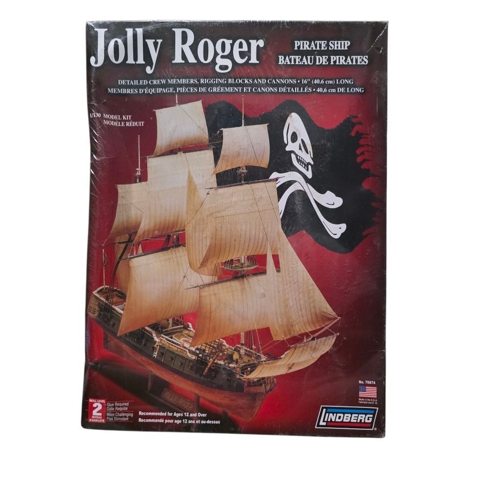 Jolly Roger Pirate Ship Model Kit
